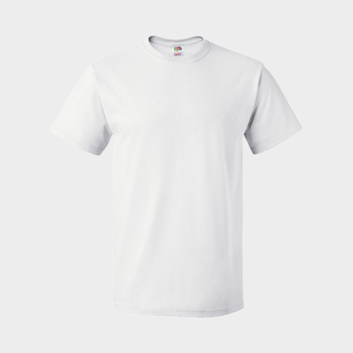white T-shirt